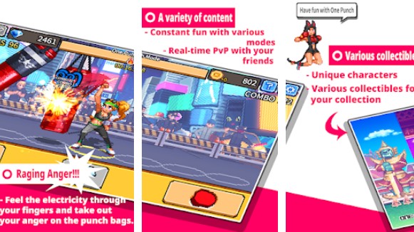Gameplay screenshot from one punch limited edition for Android