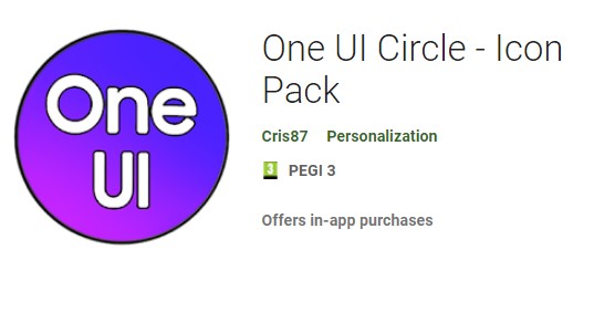 one ui circle icon pack
