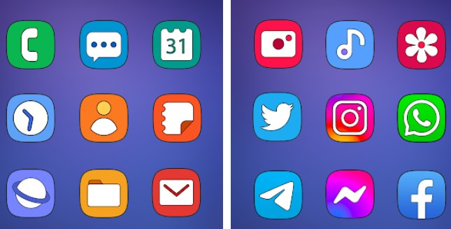Gameplay screenshot from one ui hd icon pack for Android