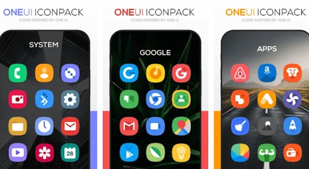Gameplay screenshot from one ui icon pack for Android
