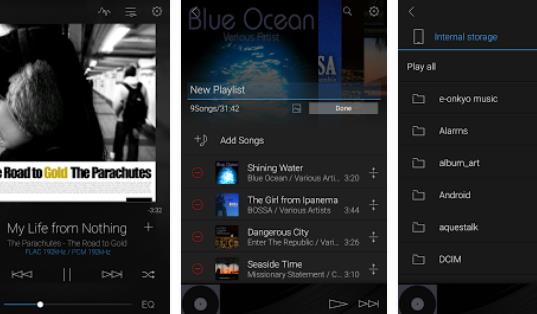 Gameplay screenshot from onkyo hf player for Android