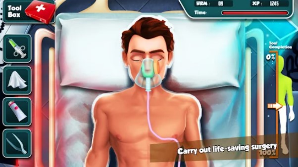 hospital de cirugía a corazón abierto juegos de doctor fuera de línea MOD APK Android