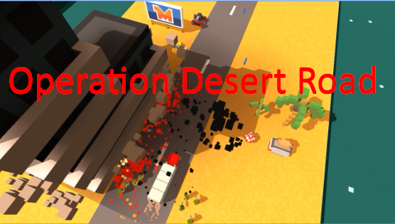 carretera de desierto de operación