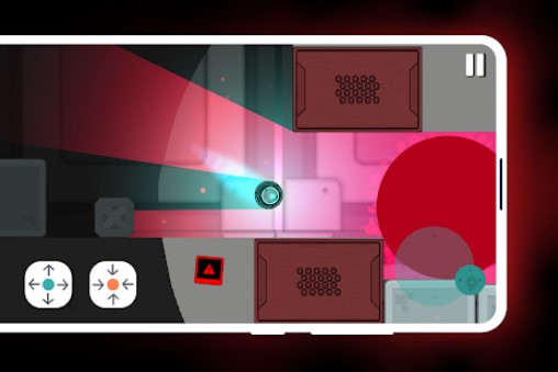 Gameplay screenshot from orbadrone faded light for Android