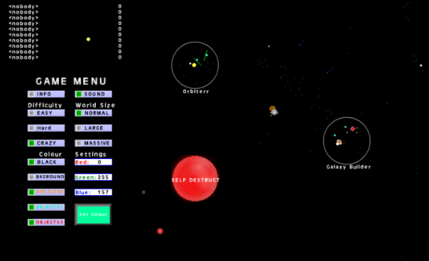 Gameplay screenshot from orbiterr for Android
