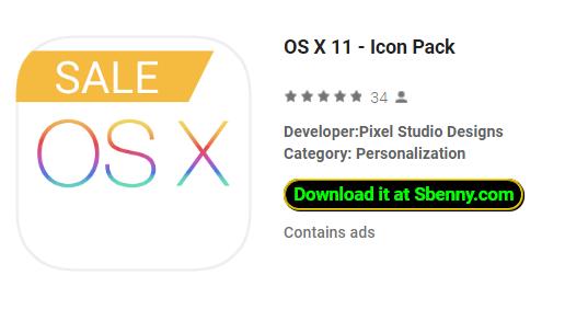 os x 11 icon pack