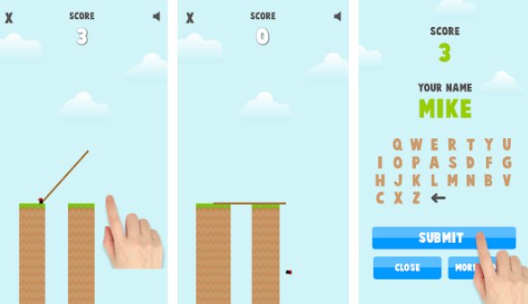 Gameplay screenshot from over the bridge pro for Android