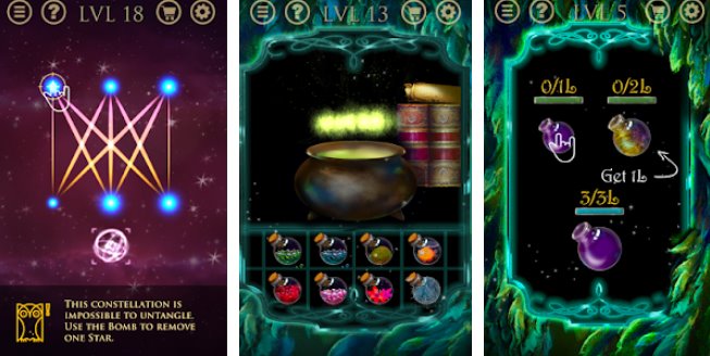 Gameplay screenshot from owlee mind game new logic puzzles premium for Android