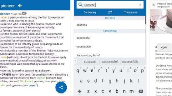 oxford dictionary of english and thesaurus MOD APK Android