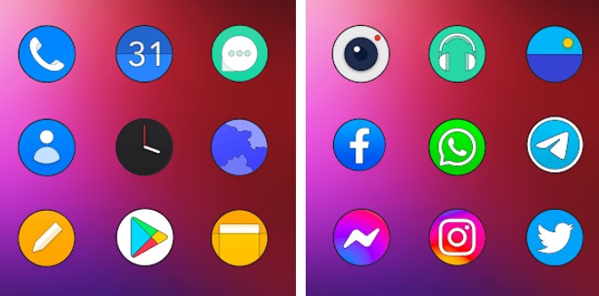 Sauerstoff 11 Icon Pack MOD APK Android