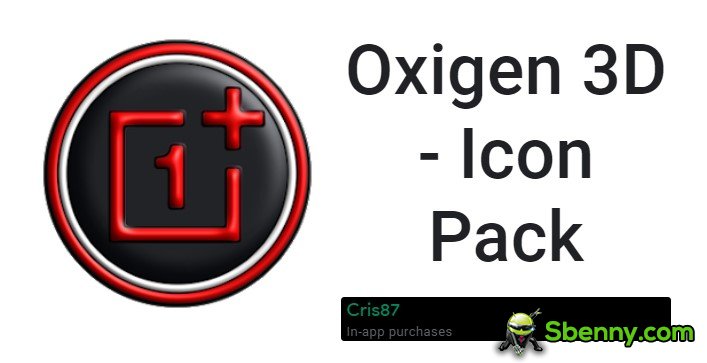 Sauerstoff 3D-Icon-Pack