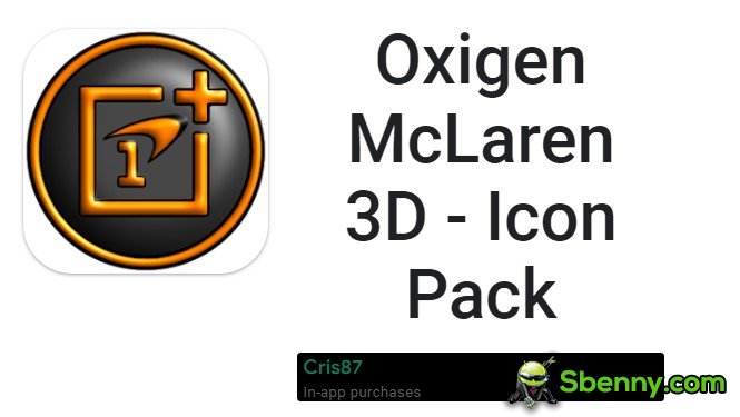 paquete de iconos 3d de oxígeno mclaren