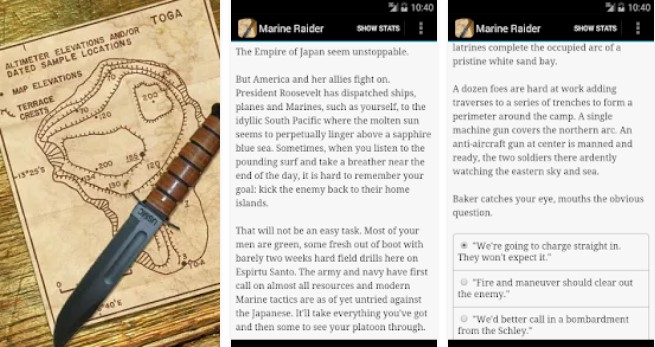 Gameplay screenshot from marine raider for Android