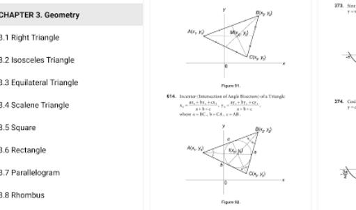 Gameplay screenshot from 1300 math formulas mega pack for Android