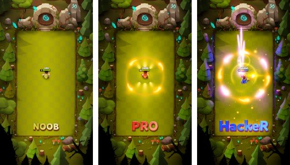 Gameplay screenshot from mage legends the magic archer for Android