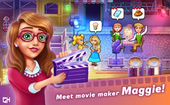 Gameplay screenshot from maggie s movies camera action for Android