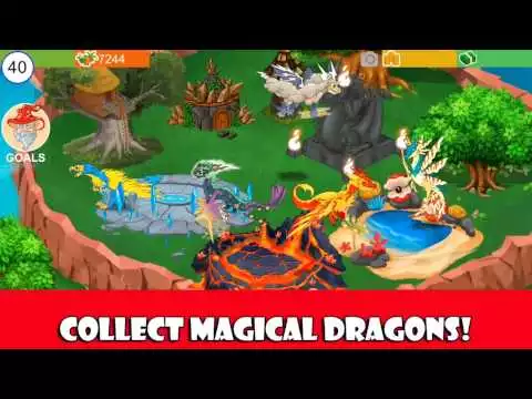 Gameplay screenshot of DRAGON VILLAGE MOD APK on Android