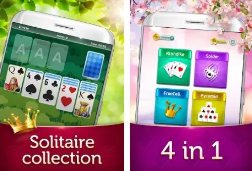 Gameplay screenshot from magic solitaire card games patience for Android