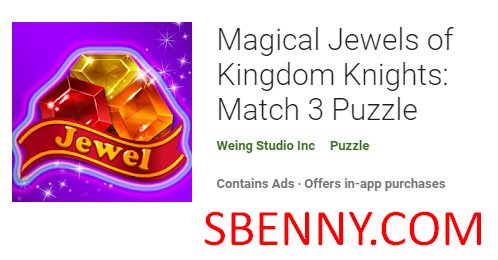  Magical Jewels of Kingdom Knights: Match 3 Puzzle