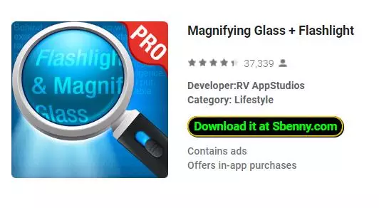 magnifying glass plus flashlight