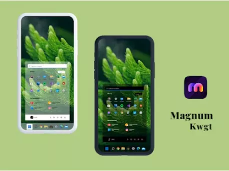 Gameplay screenshot from magnum kwgt for Android
