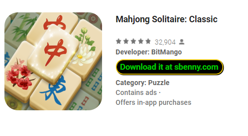mahjong solitaire classic