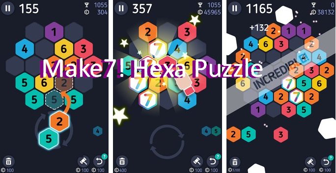  Make7! Hexa Puzzle
