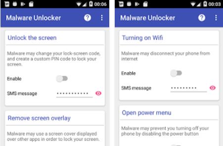 Gameplay screenshot from malware unlocker for Android