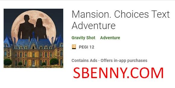  Mansion. Choices Text Adventure
