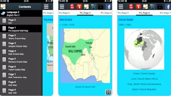 Gameplay screenshot from map of mali for Android