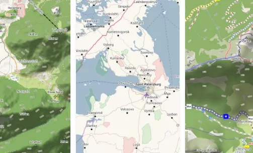 Gameplay screenshot from maptrek for Android
