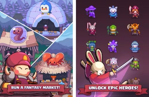 Gameplay screenshot from match land puzzle rpg for Android