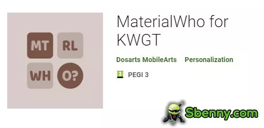 materialwho for kwgt