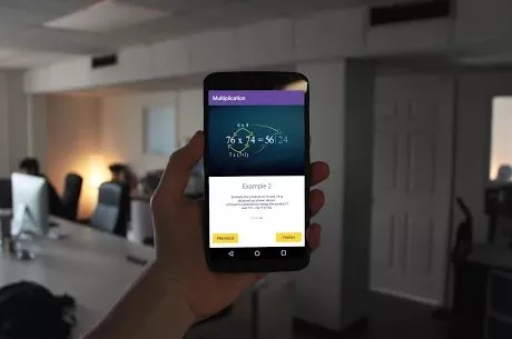 Gameplay screenshot from math tricks workout math master brain training for Android