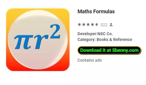maths formulas