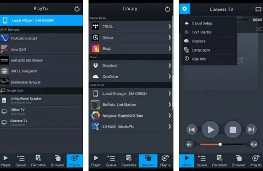 Gameplay screenshot from mconnect player google cast and dlna upnp for Android