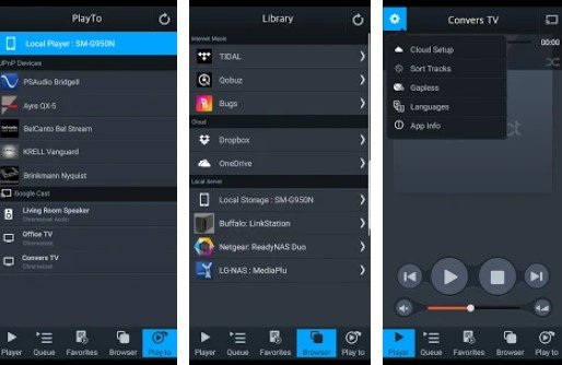 Gameplay screenshot from mconnect player google cast and dlna upnp for Android