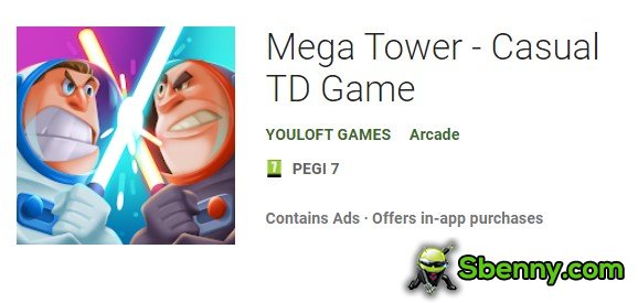 mega tower casual td game