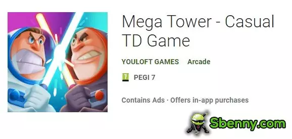 mega tower casual td game