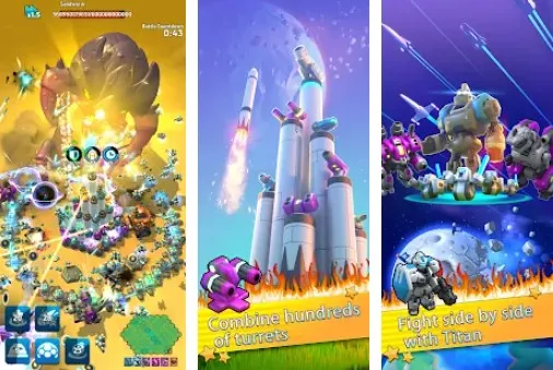 Gameplay screenshot from mega tower casual td game for Android