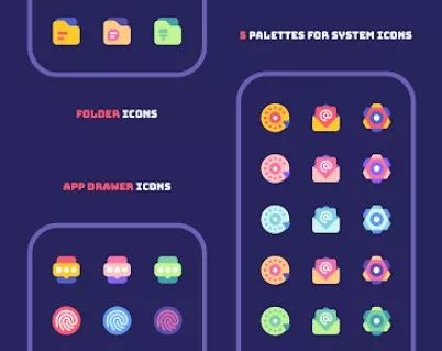 Gameplay screenshot from mello icon pack for Android