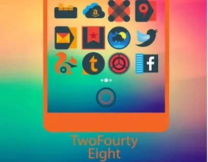 Gameplay screenshot from mellow dark icon pack for Android