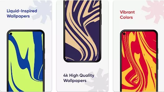 Gameplay screenshot from melt wallpapers for Android