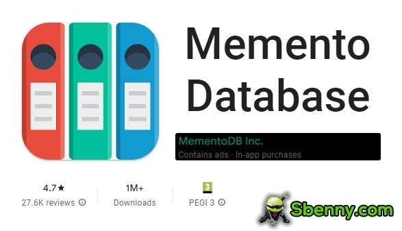 memento database