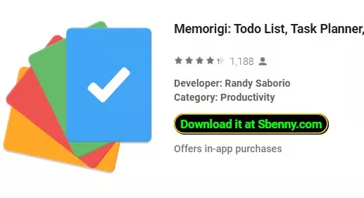 memorigi todo list task planner and reminder