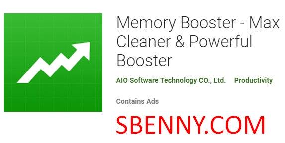  Memory Booster - Max Cleaner & Powerful Booster
