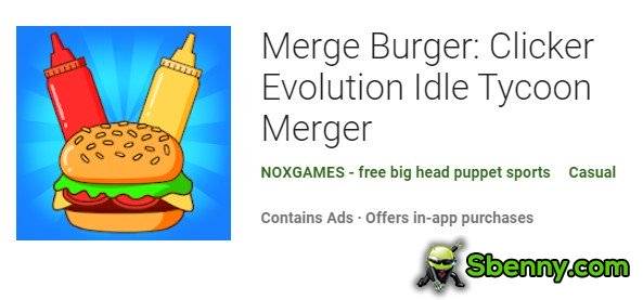merge burger clicker evolution idle tycoon merger