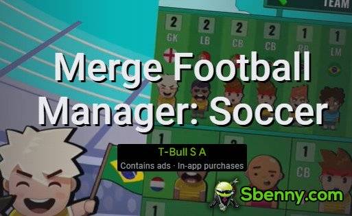 merge football manager soccer