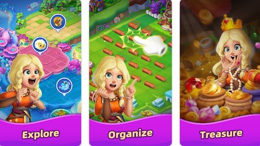 Gameplay screenshot from merge legends dragon island for Android