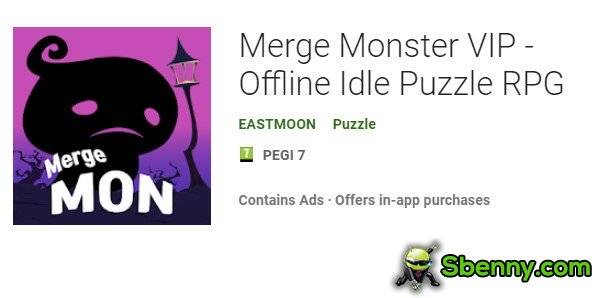  Merge Monster VIP - Offline Idle Puzzle RPG APK